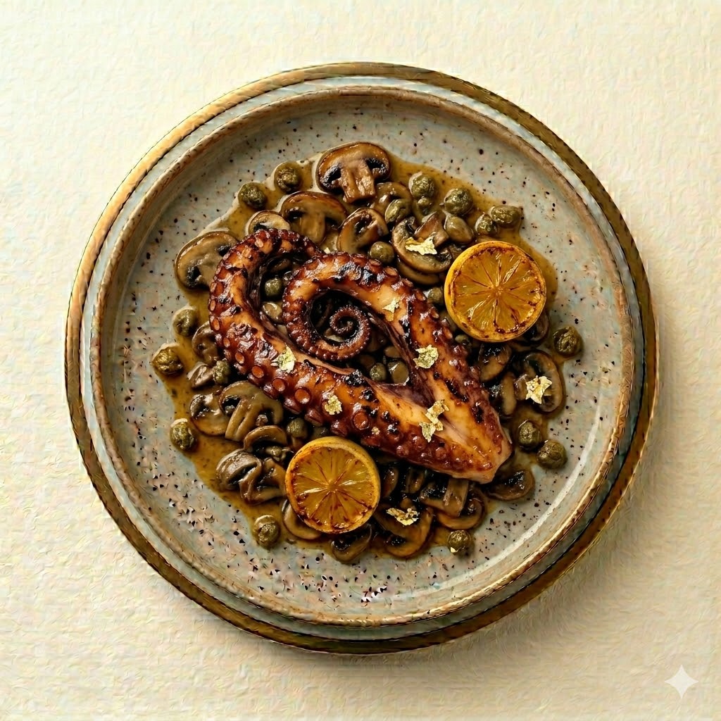 Grilled Octopus Tentacle